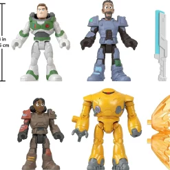 Deals ⭐ Disney / Pixar Lightyear Movie Imaginext Lightyear Vs. Zap Patrol Figure 4-Pack [Buzz (Space Ranger Alpha), Izzy, Mo & Zyclops] 🤩 -Toy Story Shop 194735057146 inset2