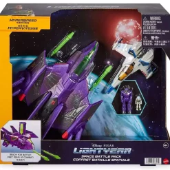 Flash Sale 🧨 Disney / Pixar Lightyear Movie Hyperspeed Series Space Battle Pack Exclusive Vehicle & Mini Figure 2-Pack 🎁