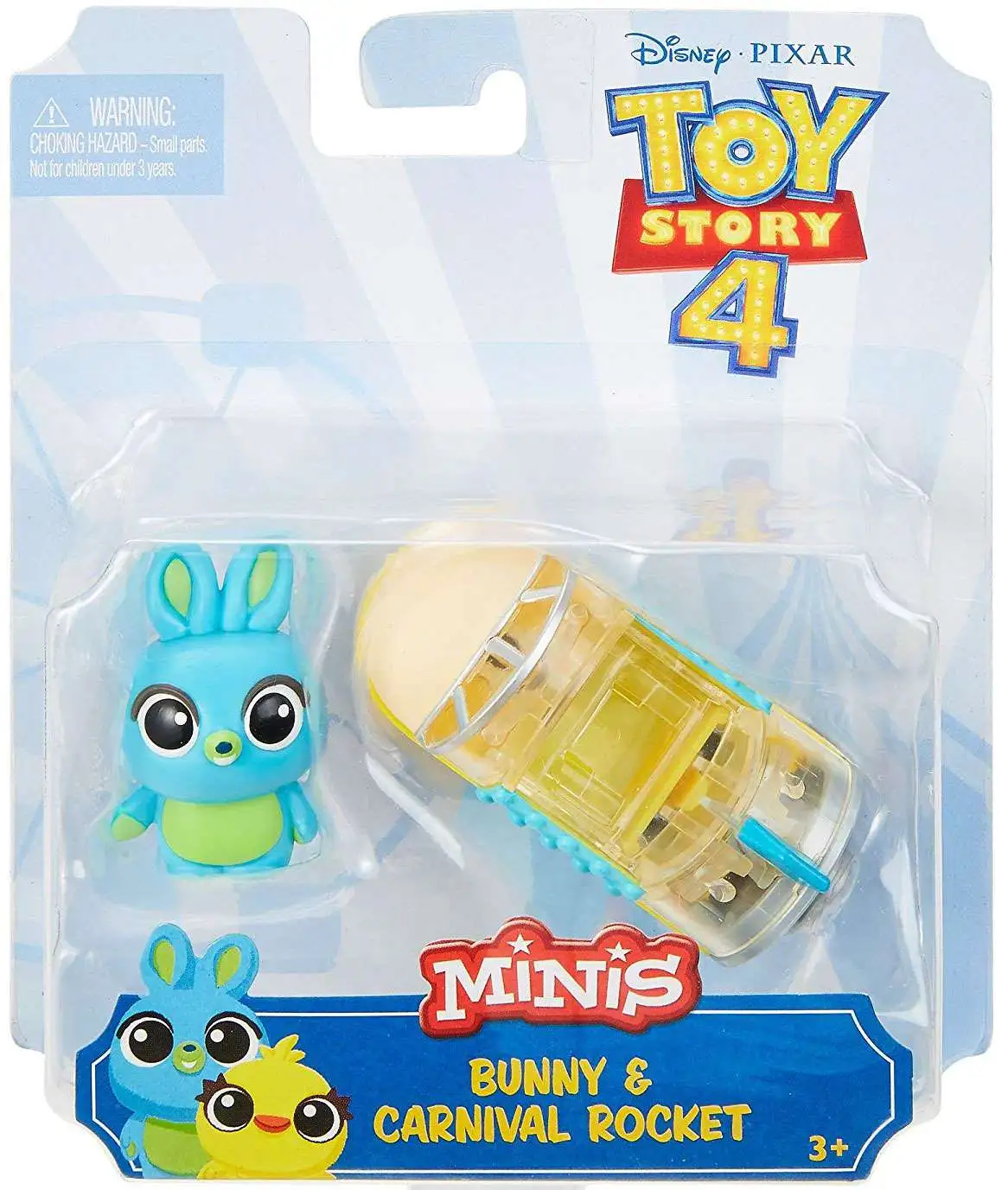 Hot Sale ❤️ Disney / Pixar Toy Story 4 MINIS Bunny & Carnival Rocket Mini Figure & Vehicle 🤩 1 Hot Sale ❤️ Disney / Pixar Toy Story 4 MINIS Bunny & Carnival Rocket Mini Figure & Vehicle 🤩