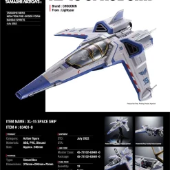 Wholesale 🧨 Disney Lightyear Movie Chogokin XL-15 Spaceship 9.4-Inch Die Cast Vehicle ⭐ -Toy Story Shop bas63461 inset3