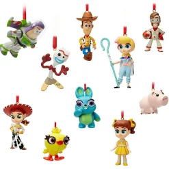 Promo ๐ Disney / Pixar Toy Story 4 Mini Exclusive Ornament 10-Pack Set ๐