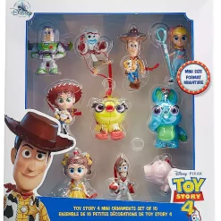 Promo 👏 Disney / Pixar Toy Story 4 Mini Exclusive Ornament 10-Pack Set 🛒 -Toy Story Shop dists4ornament10pk inset2