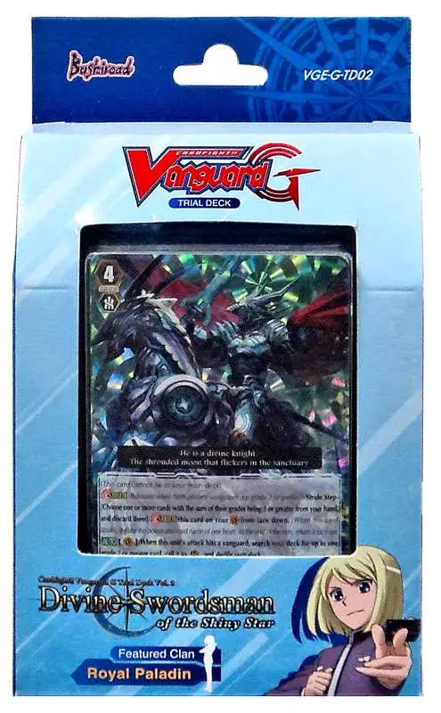 Best deal ❤️ Cardfight Vanguard Trading Card Game Divine Swordsman of the Shiny Star Trial Deck VGE-G-TD02 [Damaged Package] ⌛ -Toy Story Shop divineswordsmanshinystartrialdeckdp