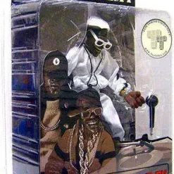 Coupon 🤩 Public Enemy Rap Stars Flava Flav Action Figure [Black & White] ✔️