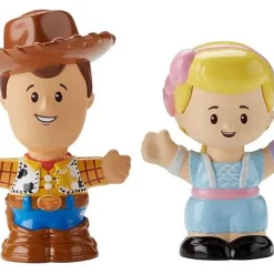 Deals ✔️ Fisher Price Toy Story 4 Little People Woody & Bo Peep Figure 2-Pack 🔥