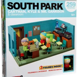 Best deal 🤩 McFarlane Toys South Park Mr. Garrison, Kyle & Cartman With Classroom Large Construction Set 🛒