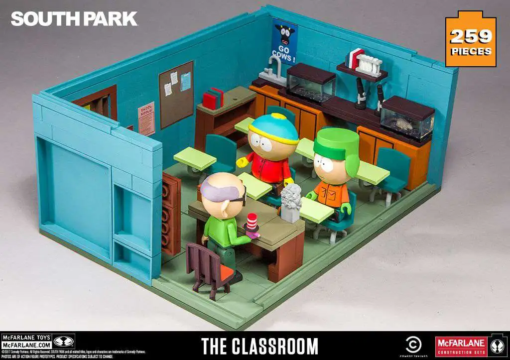 Best deal 🤩 McFarlane Toys South Park Mr. Garrison, Kyle & Cartman With Classroom Large Construction Set 🛒 3 Best deal 🤩 McFarlane Toys South Park Mr. Garrison, Kyle & Cartman With Classroom Large Construction Set 🛒 - Image 3