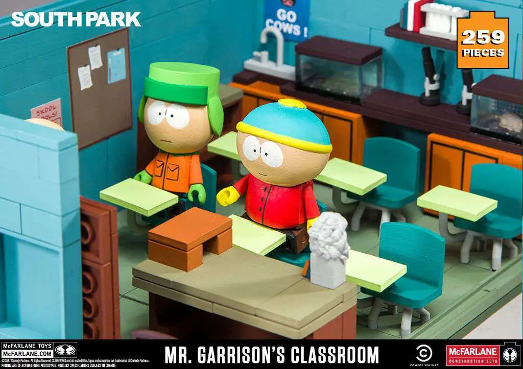 Best deal 🤩 McFarlane Toys South Park Mr. Garrison, Kyle & Cartman With Classroom Large Construction Set 🛒 4 Best deal 🤩 McFarlane Toys South Park Mr. Garrison, Kyle & Cartman With Classroom Large Construction Set 🛒 - Image 4