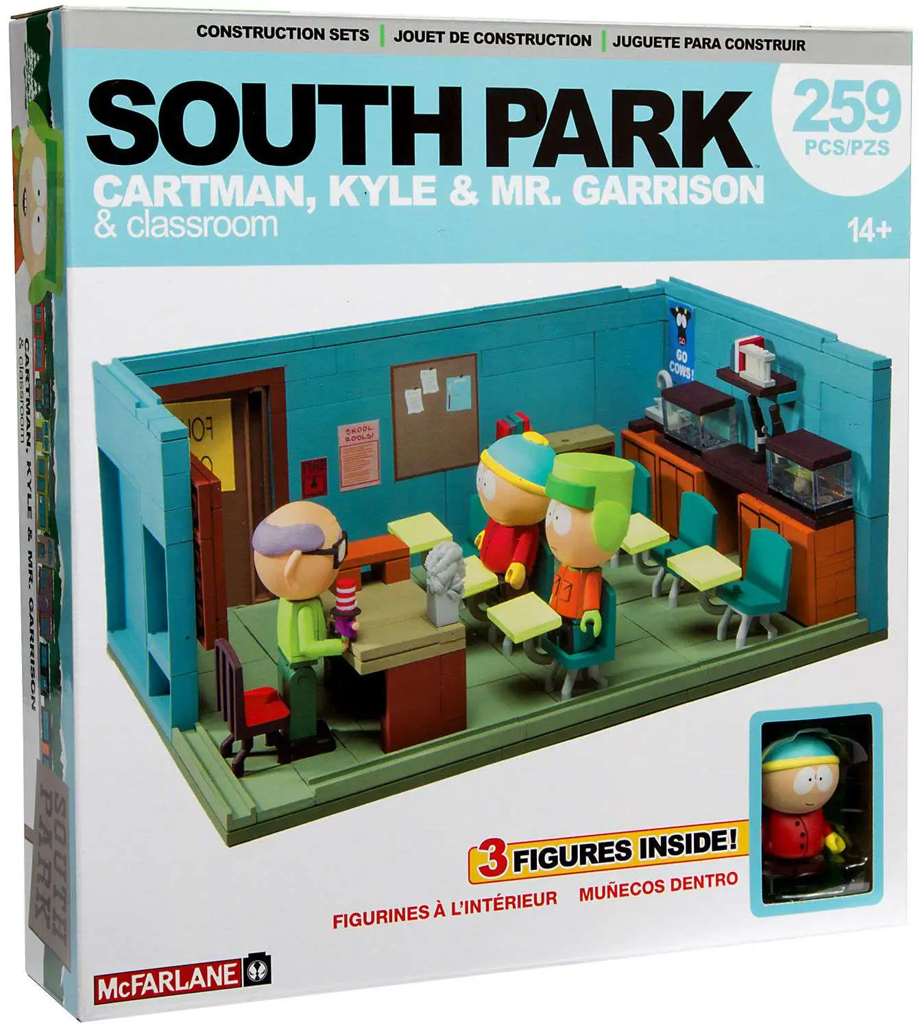 Best deal 🤩 McFarlane Toys South Park Mr. Garrison, Kyle & Cartman With Classroom Large Construction Set 🛒 1 Best deal 🤩 McFarlane Toys South Park Mr. Garrison, Kyle & Cartman With Classroom Large Construction Set 🛒