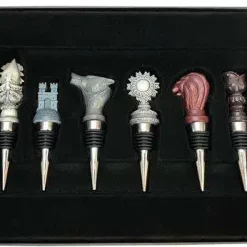 Outlet 🥰 Game of Thrones House Sigil 4-Inch Wine Stoppers 🎁 -Toy Story Shop housesigilwinestoppers inset3