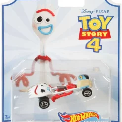 Outlet ❤️ Toy Story 4 Hot Wheels Forky Diecast Car #5/8 🛒