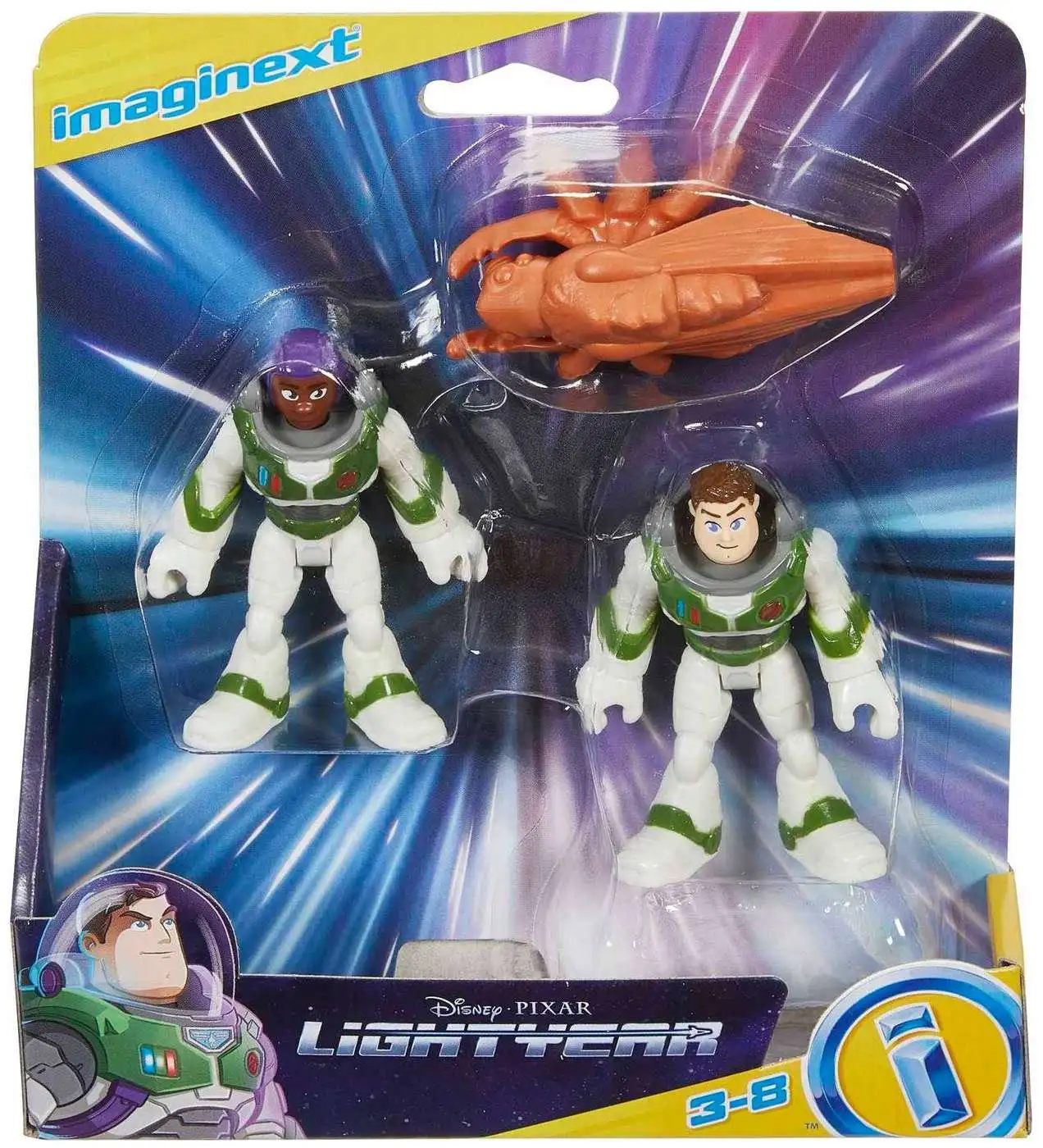 Promo 😉 Disney / Pixar Lightyear Movie Imaginext Space Range Alpha Buzz Lightyear & Alisha Hawthorne Figure 2-Pack ✔️ 1 Promo 😉 Disney / Pixar Lightyear Movie Imaginext Space Range Alpha Buzz Lightyear & Alisha Hawthorne Figure 2-Pack ✔️