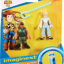 Flash Sale 👏 Fisher Price Disney / Pixar Imaginext Toy Story 4 Combat Carl & Bo Peep Figure Set [Damaged Package] 🌟