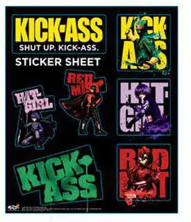 Wholesale 🛒 Kick-Ass Sticker Sheet 👏 1 Wholesale 🛒 Kick-Ass Sticker Sheet 👏