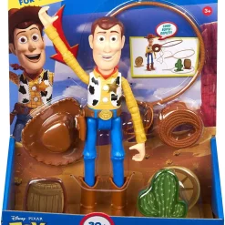 Hot Sale 😍 Toy Story 4 True Talkers Launching Lasso Woody Action Figure ✨