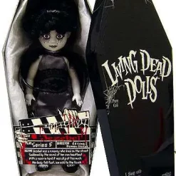 Brand new 🧨 Living Dead Dolls Series 5 Jezebel 10-Inch Doll [Black & White, Damaged Package] 🌟