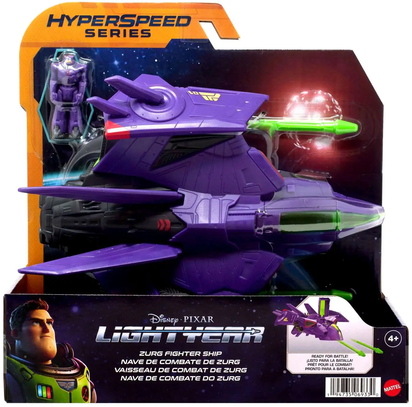 Cheapest ๐ฅฐ Disney / Pixar Lightyear Movie Hyperspeed Series Zurg Fighter Ship Vehicle โ๏ธ 1 Cheapest ๐ฅฐ Disney / Pixar Lightyear Movie Hyperspeed Series Zurg Fighter Ship Vehicle โ๏ธ