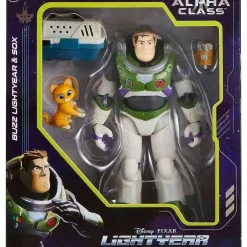 Best Pirce 🤩 Disney / Pixar Lightyear Movie Alpha Class Buzz Lightyear & Sox Action Figure 😉