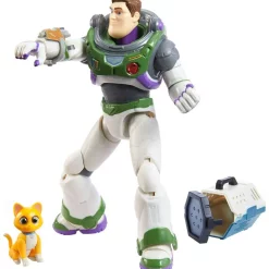 Best Pirce 🤩 Disney / Pixar Lightyear Movie Alpha Class Buzz Lightyear & Sox Action Figure 😉 -Toy Story Shop lyalphaclassbuzsox inset2