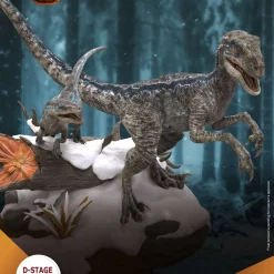 Discount 🔔 Jurassic World Dominion D-Stage Blue & Beta 6-Inch Statue DS-121 (Pre-Order ships January) 🛒 -Toy Story Shop may228826 inset3
