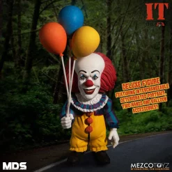 Hot Sale 😍 IT Movie (1990) MDS Designer Series Pennywise 6-Inch Deluxe Figure [1990] ✔️ -Toy Story Shop mds1990pennywise inset4