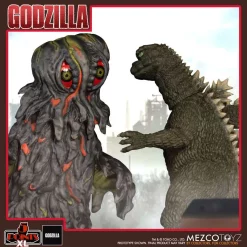 Best Sale 💯 5 Points XL Godzilla vs Hedorah (1971) Godzilla, Final Form Hedorah & Flying Hedorah Deluxe Action Figure Boxed Set [Round 2] ❤️ -Toy Story Shop mezcogodzillahedorah inset2