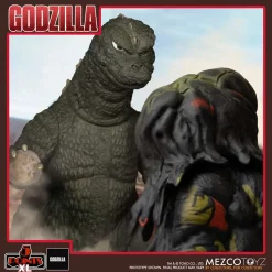 Best Sale 💯 5 Points XL Godzilla vs Hedorah (1971) Godzilla, Final Form Hedorah & Flying Hedorah Deluxe Action Figure Boxed Set [Round 2] ❤️ -Toy Story Shop mezcogodzillahedorah inset3