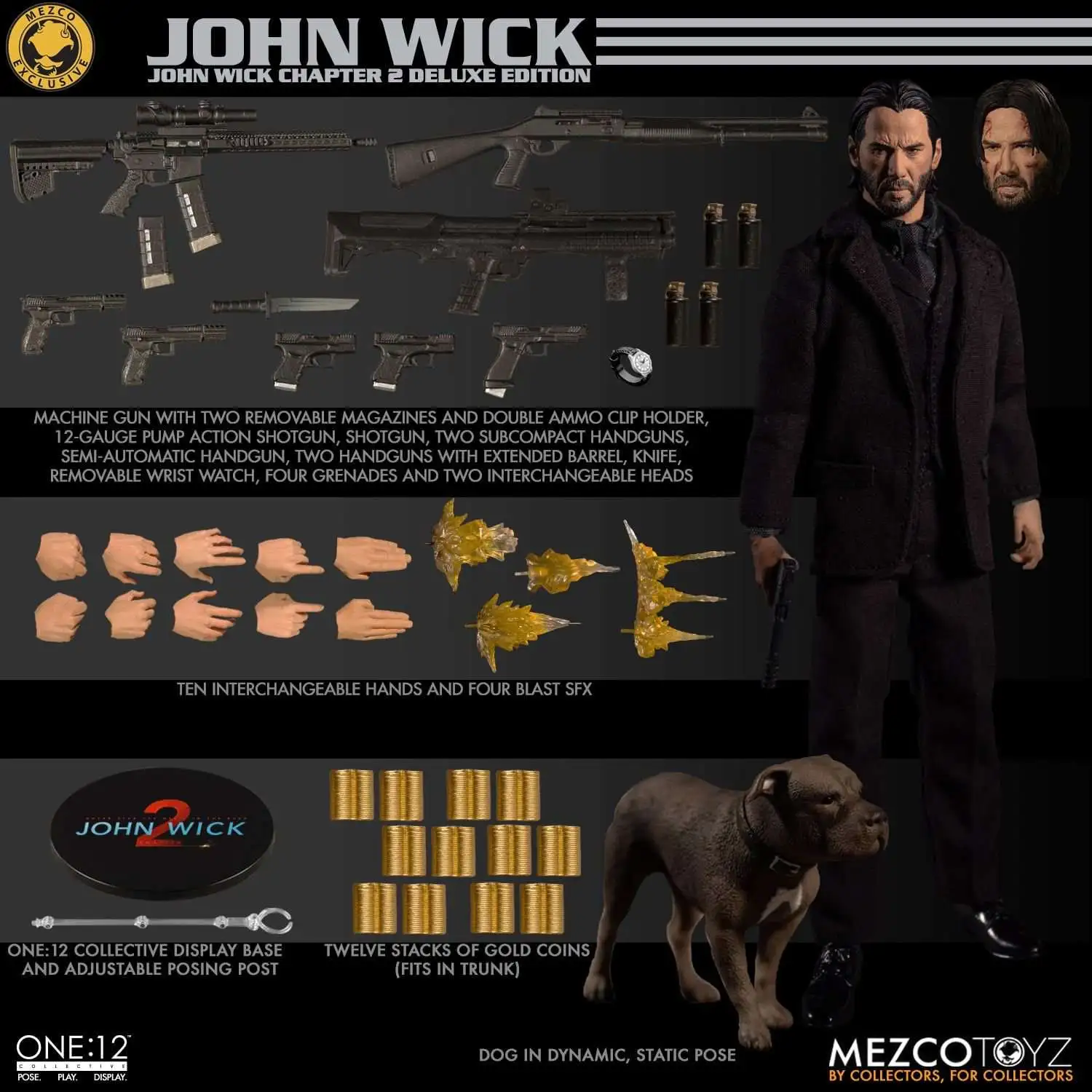 Discount 😀 John Wick 2 John Wick Exclusive Deluxe Action Figure ✨ 3 Discount 😀 John Wick 2 John Wick Exclusive Deluxe Action Figure ✨ - Image 3