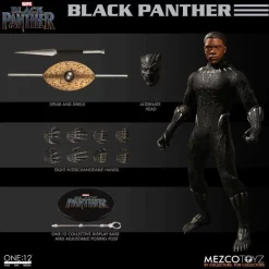 Coupon 🎉 Marvel One:12 Collective Black Panther Action Figure 🎁 -Toy Story Shop mezcoone12blackpanther inset4