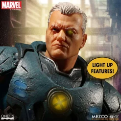 Outlet ✨ Marvel One:12 Collective Cable Action Figure [Light Up Feature!] 😉 -Toy Story Shop mezcoone12cable inset2