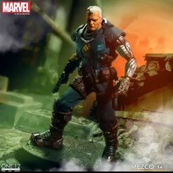 Outlet ✨ Marvel One:12 Collective Cable Action Figure [Light Up Feature!] 😉 -Toy Story Shop mezcoone12cable inset3