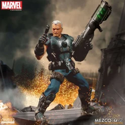 Outlet ✨ Marvel One:12 Collective Cable Action Figure [Light Up Feature!] 😉 -Toy Story Shop mezcoone12cable inset4
