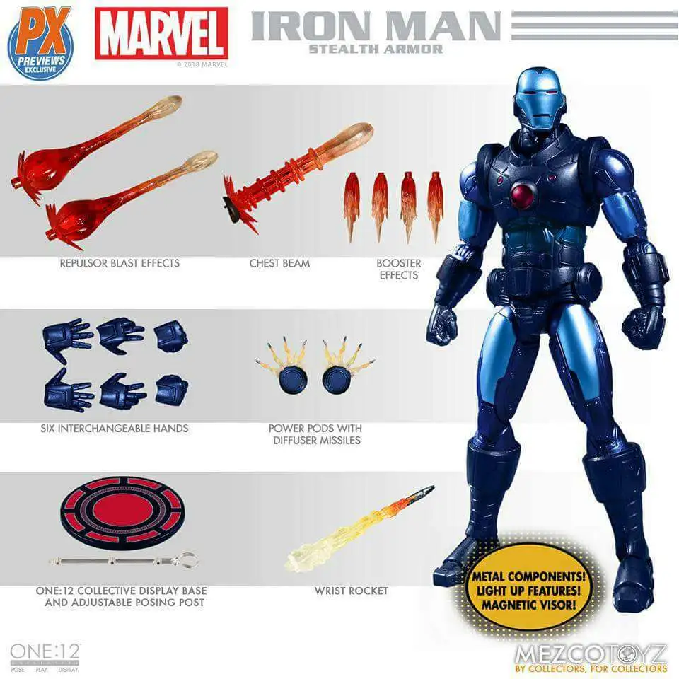 Flash Sale โจ Marvel One:12 Collective Stealth Iron Man Exclusive Action Figure ๐ 2 Flash Sale โจ Marvel One:12 Collective Stealth Iron Man Exclusive Action Figure ๐ - Image 2