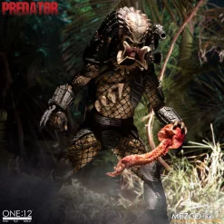 Hot Sale 🥰 One:12 Collective Deluxe Edition Predator Action Figure [Light-Up Bio Helmet!] ❤️ -Toy Story Shop mezcoone12predator inset3