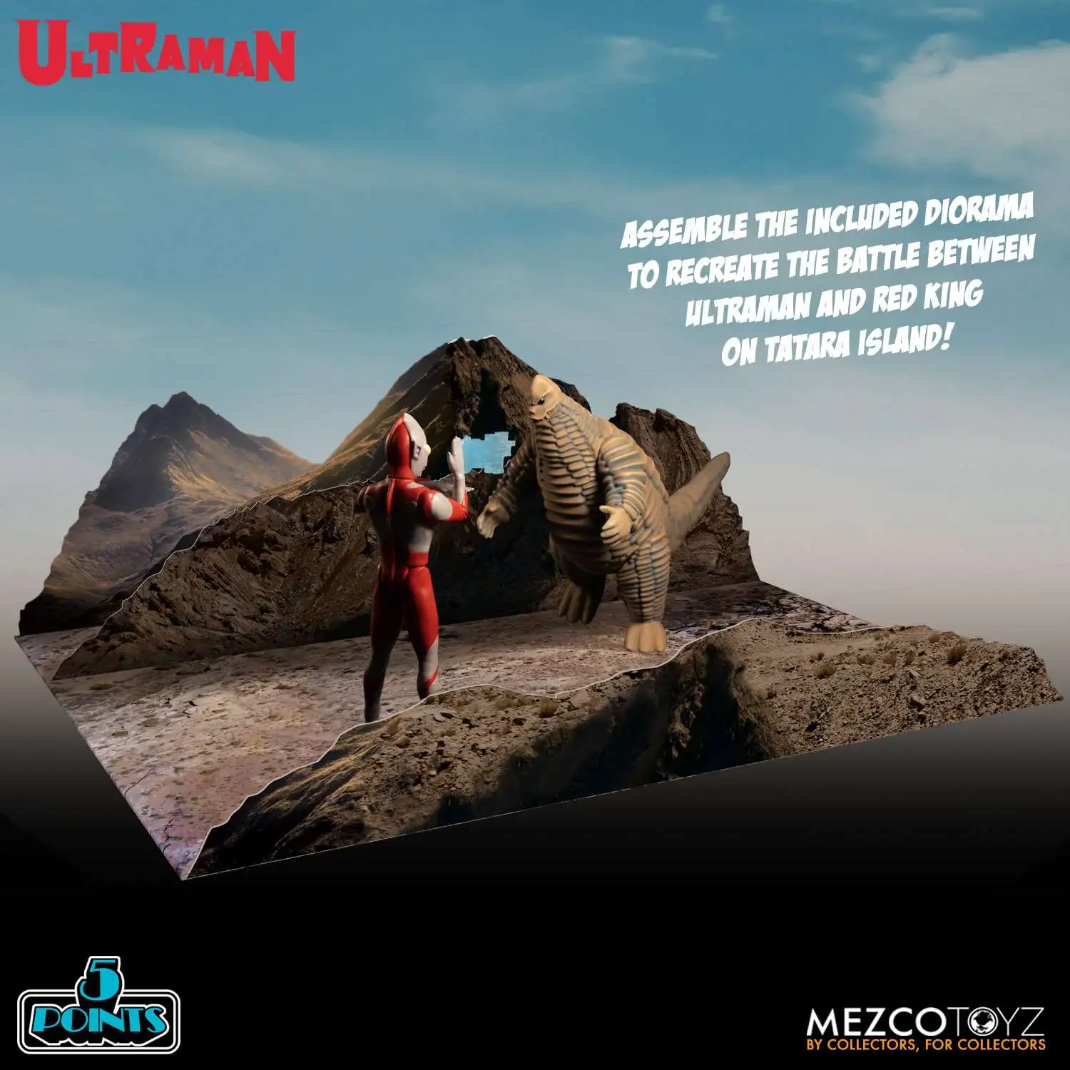 Wholesale ๐ Mezco 5 Points Ultraman & Red King Deluxe Action Figure Boxed Set ๐งจ 2 Wholesale ๐ Mezco 5 Points Ultraman & Red King Deluxe Action Figure Boxed Set ๐งจ - Image 2