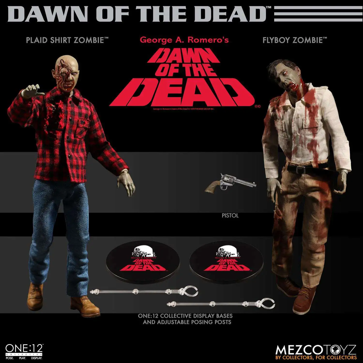 Buy ✔️ Dawn of the Dead One:12 Collective Flyboy & Plaid 👕 Shirt Zombie Action Figure Boxed Set 2-Pack ✔️ 5 Buy ✔️ Dawn of the Dead One:12 Collective Flyboy & Plaid 👕 Shirt Zombie Action Figure Boxed Set 2-Pack ✔️ - Image 5