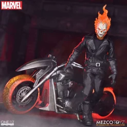 New 🔥 Marvel One:12 Collective Ghost Rider & Hell Cycle Action Figure (Pre-Order ships January) ⌛ -Toy Story Shop one12ghostrider inset2