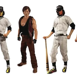 Cheap 🎁 The Warriors Deluxe Action Figure 4-Pack Box Set [Swan, Ajax & 2x ⚾ Baseball Fury] 🔥