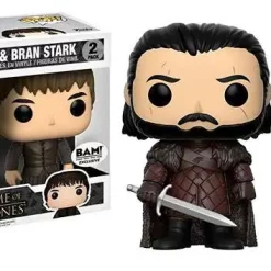 Outlet ✨ Funko POP! Game of Thrones Jon Snow & Bran Stark Exclusive Vinyl Figure 2-Pack 🛒