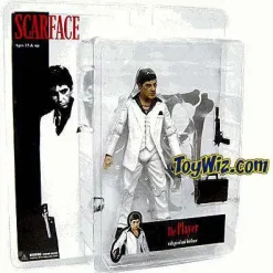 Best Pirce 🤩 Scarface The Player Action Figure [White Suit, Damaged Package] 🎁