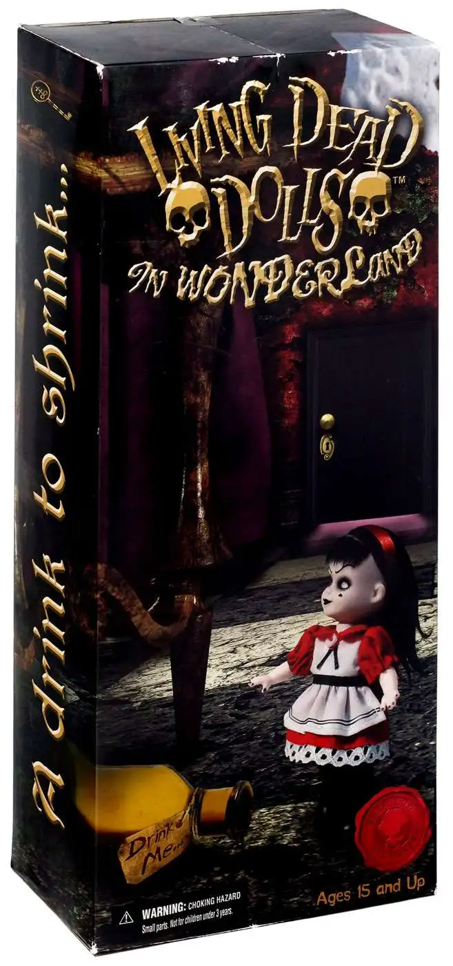 Deals ๐ Living Dead Dolls In Wonderland A Drink To Shrink... And A Cake To Grow Exclusive Action Figure ๐ 1 Deals ๐ Living Dead Dolls In Wonderland A Drink To Shrink... And A Cake To Grow Exclusive Action Figure ๐