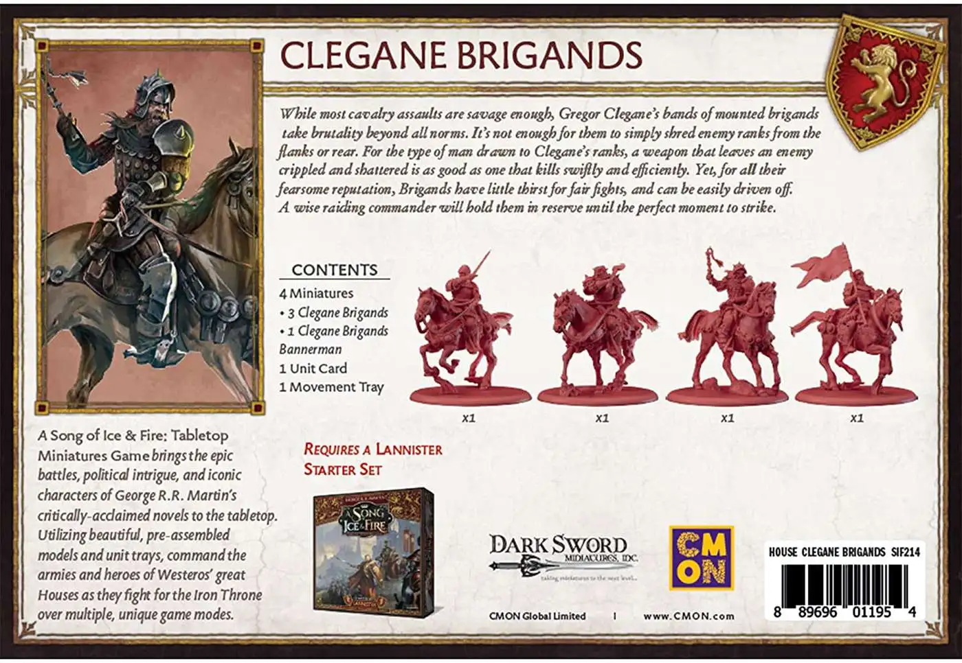 Brand new 🤩 A Song of Ice & Fire House Clegane Brigands 🛒 4 Brand new 🤩 A Song of Ice & Fire House Clegane Brigands 🛒 - Image 4