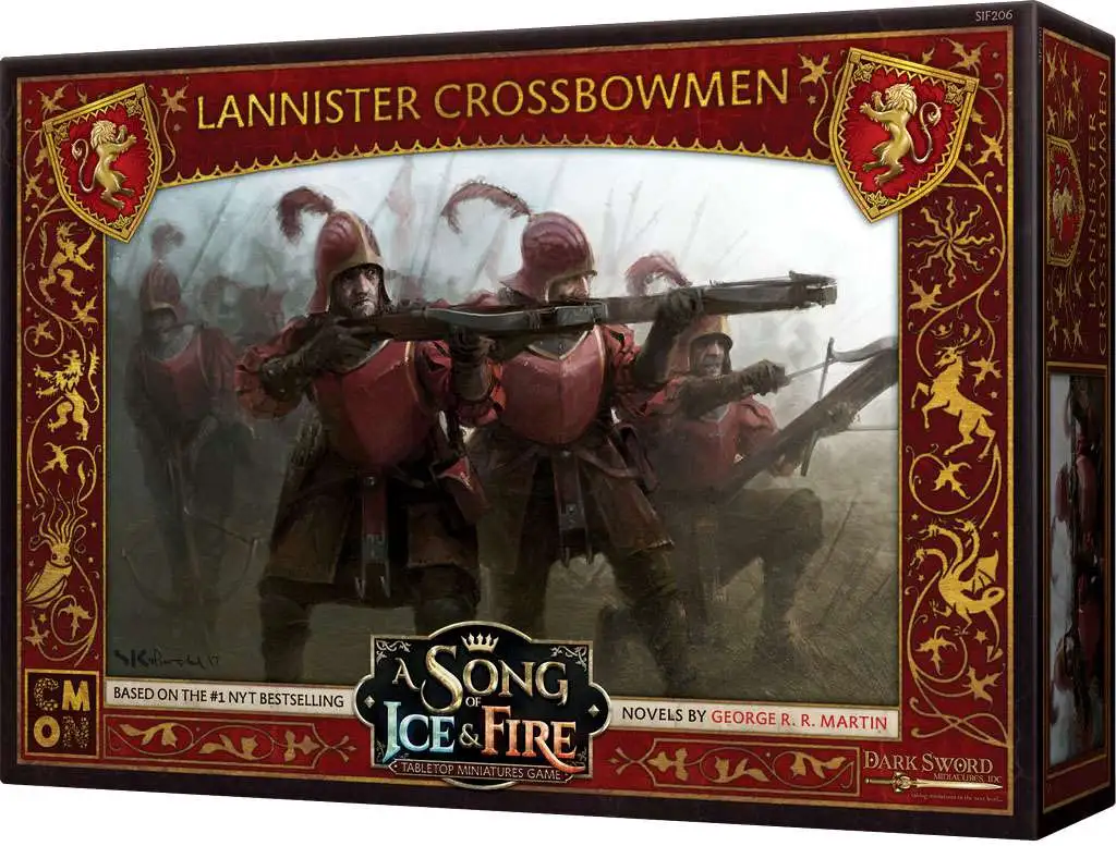 Brand new ๐ A Song of Ice & Fire Lannister Crossbowmen Tabletop Miniatures Game ๐ 1 Brand new ๐ A Song of Ice & Fire Lannister Crossbowmen Tabletop Miniatures Game ๐
