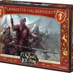 Cheapest ✨ A Song of Ice & Fire Lannister Halberdiers Unit Box Tabletop Miniatures Game 👍