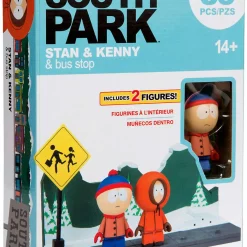 Deals 👍 McFarlane Toys South Park Stan & Kenny With the Bus Stop Small Construction Set 🔥