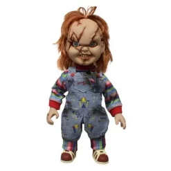 Flash Sale 👍 Child's Play MDS Designer Series Chucky Mega Scale TALKING Action Figure [Scarred] 🎉 -Toy Story Shop talkingchucky inset2