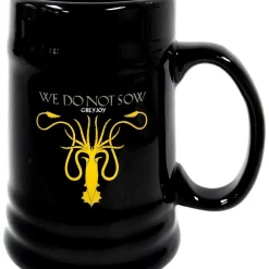 Promo 💯 Game of Thrones Greyjoy Sigil Cermaic Stein 💯
