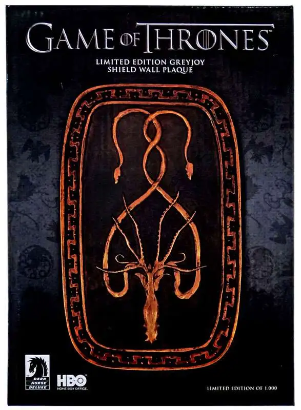 Budget 😍 Game of Thrones Greyjoy Shield Wall Plaque 🤩 1 Budget 😍 Game of Thrones Greyjoy Shield Wall Plaque 🤩