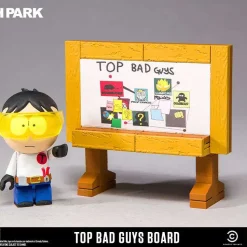 Promo ⭐ McFarlane Toys South Park Toolshed Stan With Top Bad Guys Board Micro Construction Set 👏 -Toy Story Shop topbadguysboardset inset2