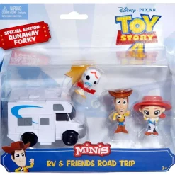 Top 10 🔥 Disney / Pixar Toy Story 4 MINIS RV & Friends Road Trip Exclusive Mini Figure Set [Woody, Jessie & Forky] 🤩
